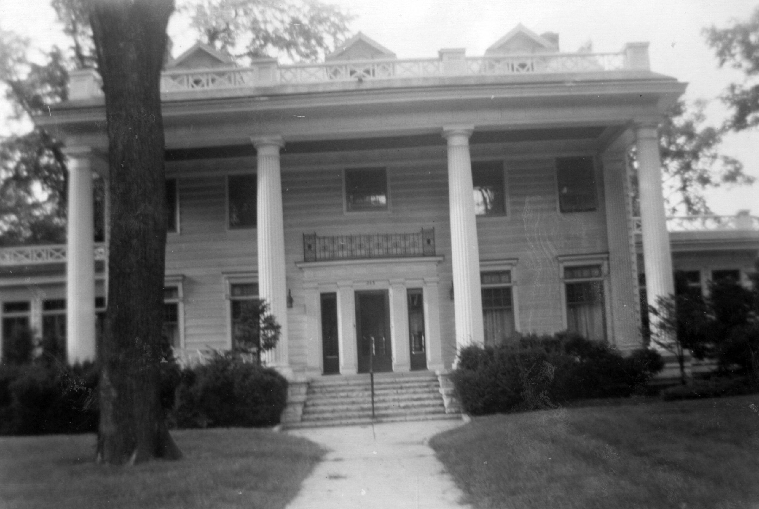 Hazotte Hall, first residence for Marian College students, located on Division Street, 1960s.