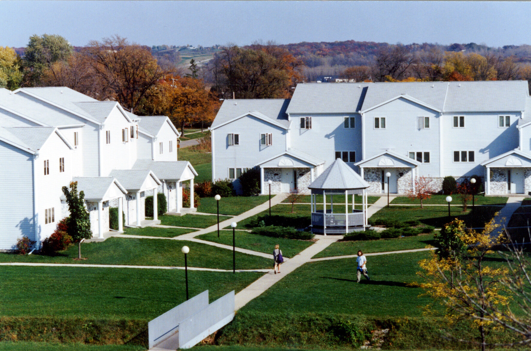 Outside view of Marian University housing. Learn about residence life policies and procedures.