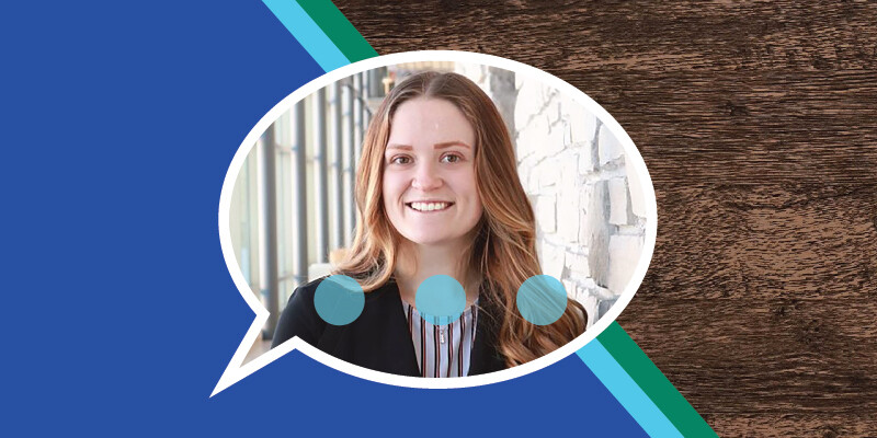 Sarah, a senior with Marian University