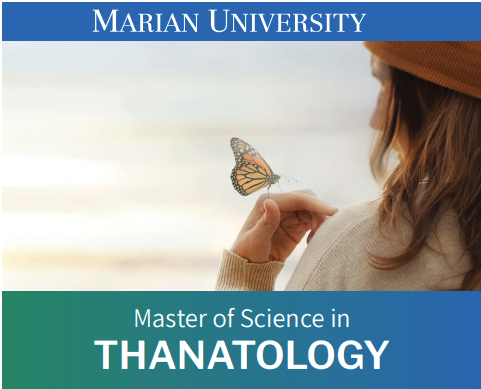 Marian University Lowers Tuition for Online Master of Science and Certificates in Thanatology to Expand Access to End-of-Life Education